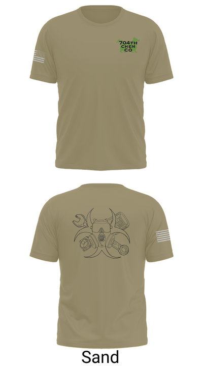 704th Chem Co 57484500 Old School Cotton Feel Shirt - 90