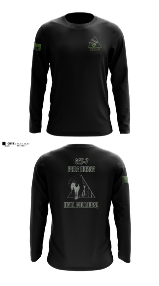 Long Sleeve Performance Shirt, ECT-7, 11 CYBN, Army, Teamtime, Team time, sublimation, custom sports apparel, team uniforms, spirit wear, spiritwear, sports uniforms, custom shirts, team store, custom team store, fundraiser sports, apparel fundraiser