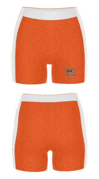 Women's Compression Shorts, Mangum Junior High School Basketball, Women's Basketball, Teamtime, Team time, sublimation, custom sports apparel, team uniforms, spirit wear, spiritwear, sports uniforms, custom shirts, team store, custom team store, fundraiser sports, apparel fundraiser
