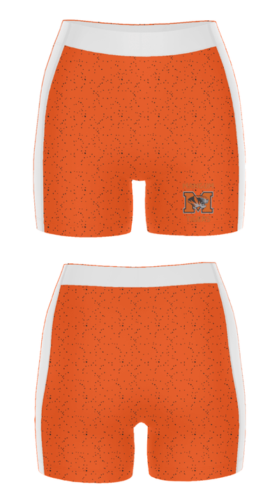 Mangum Junior High School Basketball 87432105 Women's Compression Shorts - 28