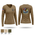 MWTC FCPOA 26421452 Women's Long Sleeve V-neck Shirt - 1