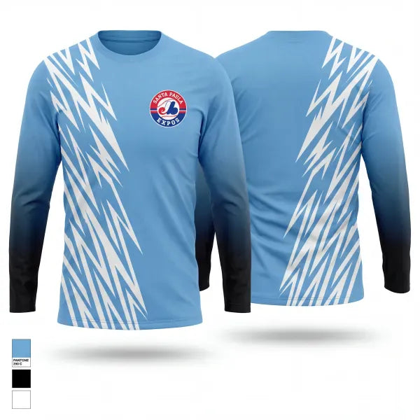 Long Sleeve Performance Shirt, Expos, Baseball, Teamtime, Team time, sublimation, custom sports apparel, team uniforms, spirit wear, spiritwear, sports uniforms, custom shirts, team store, custom team store, fundraiser sports, apparel fundraiser