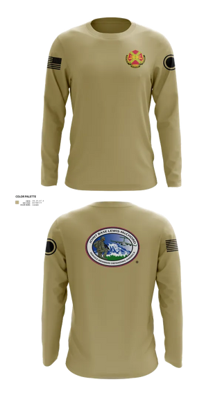 Long Sleeve Performance Shirt, JBLM GARRISON, Army, Teamtime, Team time, sublimation, custom sports apparel, team uniforms, spirit wear, spiritwear, sports uniforms, custom shirts, team store, custom team store, fundraiser sports, apparel fundraiser