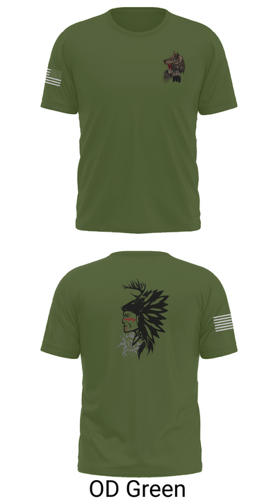 101st airborne 1-327 35416174 Short Sleeve Performance Shirt - 56