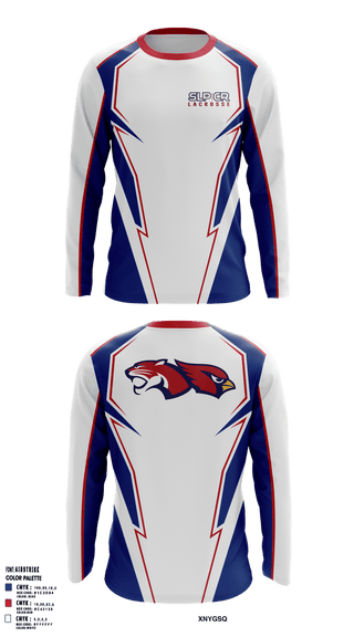 Long Sleeve Performance Shirt, SLPCR, Men's Lacrosse, Teamtime, Team time, sublimation, custom sports apparel, team uniforms, spirit wear, spiritwear, sports uniforms, custom shirts, team store, custom team store, fundraiser sports, apparel fundraiser