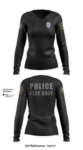 Hendersonville FLEX Team 21025659 Women's Long Sleeve V-neck Shirt - 27