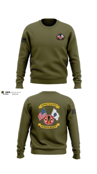 Crew Neck Sweatshirt, HHC 151st RSG, Army, Teamtime, Team time, sublimation, custom sports apparel, team uniforms, spirit wear, spiritwear, sports uniforms, custom shirts, team store, custom team store, fundraiser sports, apparel fundraiser