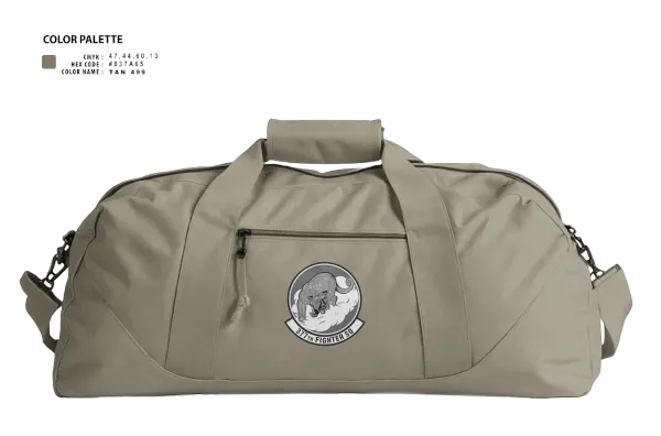 Duffle Bag, 377 Fighter Generation Squadron, , Teamtime, Team time, sublimation, custom sports apparel, team uniforms, spirit wear, spiritwear, sports uniforms, custom shirts, team store, custom team store, fundraiser sports, apparel fundraiser
