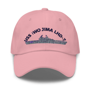 USS IWO JIMA LHD7 FRG Classic Dad Hat | Yupoong 6245CM