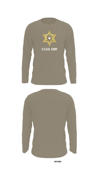 Long Sleeve Performance Shirt, C.C.S.O. CERT, , Teamtime, Team time, sublimation, custom sports apparel, team uniforms, spirit wear, spiritwear, sports uniforms, custom shirts, team store, custom team store, fundraiser sports, apparel fundraiser