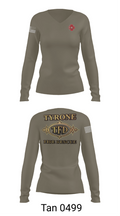 Tyrone Fire Department 42482009 Women's Long Sleeve V-neck Shirt - 11