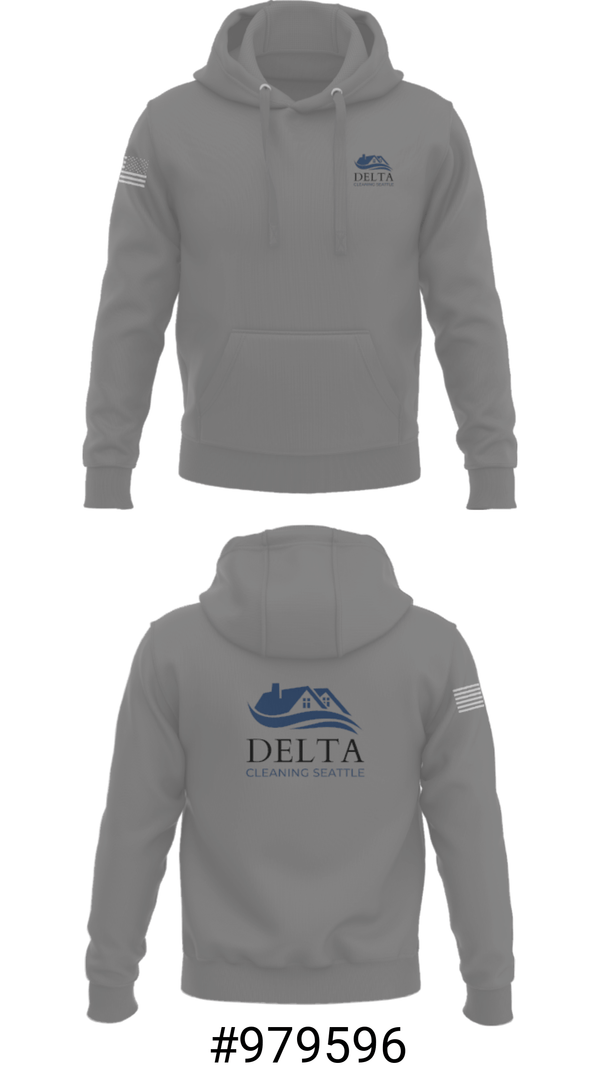 Hoodie, Delta cleaning LLC, , Teamtime, Team time, sublimation, custom sports apparel, team uniforms, spirit wear, spiritwear, sports uniforms, custom shirts, team store, custom team store, fundraiser sports, apparel fundraiser
