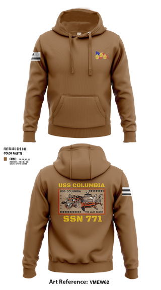 Hoodie, USS Columbia, , Teamtime, Team time, sublimation, custom sports apparel, team uniforms, spirit wear, spiritwear, sports uniforms, custom shirts, team store, custom team store, fundraiser sports, apparel fundraiser