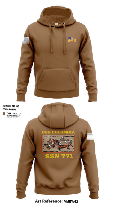 USS Columbia 84322120 Hoodie - 32