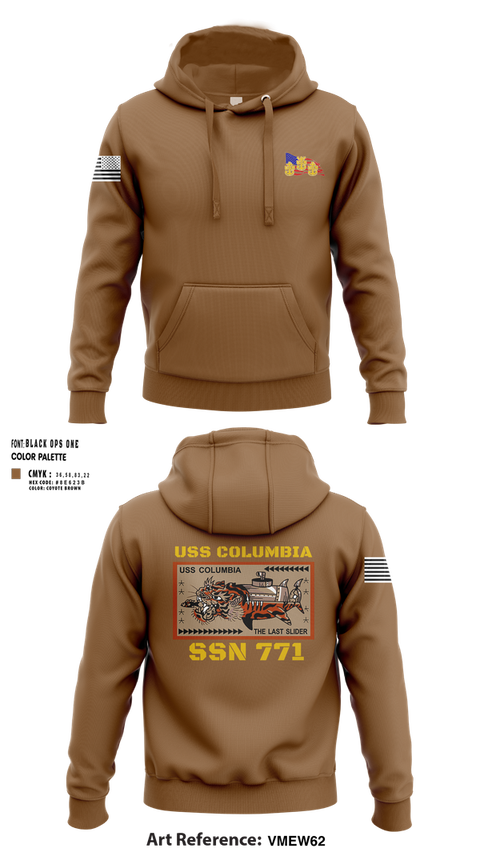 Hoodie, USS Columbia, , Teamtime, Team time, sublimation, custom sports apparel, team uniforms, spirit wear, spiritwear, sports uniforms, custom shirts, team store, custom team store, fundraiser sports, apparel fundraiser