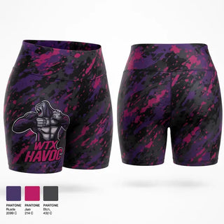 Womens Shorts, WTX HAVOC, Baseball, Teamtime, Team time, sublimation, custom sports apparel, team uniforms, spirit wear, spiritwear, sports uniforms, custom shirts, team store, custom team store, fundraiser sports, apparel fundraiser