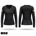 Horicon Police Department 35397977 Women's Long Sleeve V-neck Shirt - 1