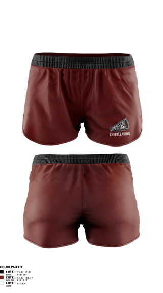 Womens Shorts, Reed City Coyotes, Cheer, Teamtime, Team time, sublimation, custom sports apparel, team uniforms, spirit wear, spiritwear, sports uniforms, custom shirts, team store, custom team store, fundraiser sports, apparel fundraiser