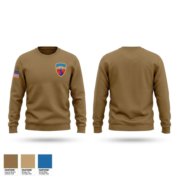 Crew Neck Sweatshirt, HHC, 155th CSSB, Army, Teamtime, Team time, sublimation, custom sports apparel, team uniforms, spirit wear, spiritwear, sports uniforms, custom shirts, team store, custom team store, fundraiser sports, apparel fundraiser