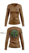 CSMS ALLIED TRADES Women's Long Sleeve V-neck Shirt - 4