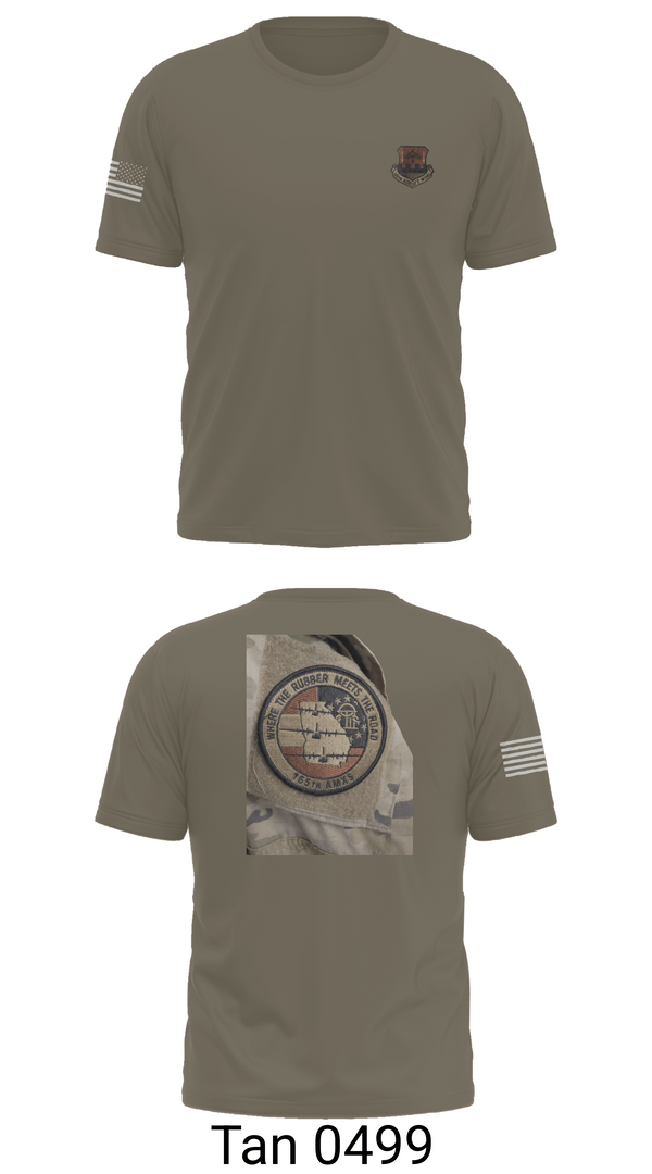 Old School Cotton Feel Shirt, 165th AMXS, Air Force, Teamtime, Team time, sublimation, custom sports apparel, team uniforms, spirit wear, spiritwear, sports uniforms, custom shirts, team store, custom team store, fundraiser sports, apparel fundraiser