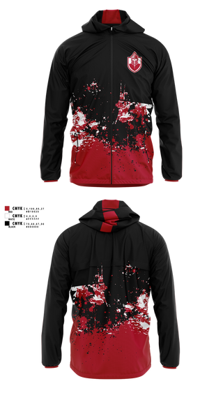 Windbreaker, Whittier Crimson Knights, , Teamtime, Team time, sublimation, custom sports apparel, team uniforms, spirit wear, spiritwear, sports uniforms, custom shirts, team store, custom team store, fundraiser sports, apparel fundraiser