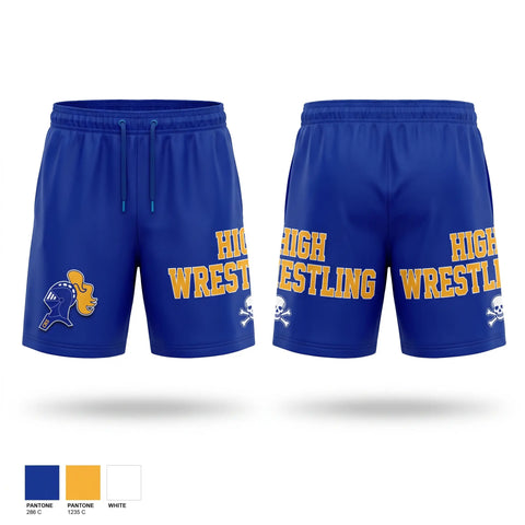 Athletic Shorts With Pockets, Castle Lady Knights, Wrestling, Teamtime, Team time, sublimation, custom sports apparel, team uniforms, spirit wear, spiritwear, sports uniforms, custom shirts, team store, custom team store, fundraiser sports, apparel fundraiser