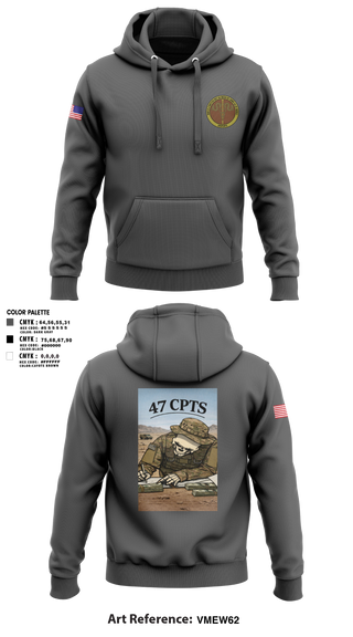 Hoodie, 47 CPTS, Air Force, Teamtime, Team time, sublimation, custom sports apparel, team uniforms, spirit wear, spiritwear, sports uniforms, custom shirts, team store, custom team store, fundraiser sports, apparel fundraiser