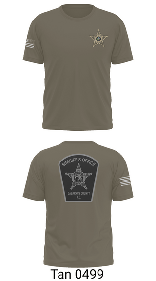 Old School Cotton Feel Shirt, Cabarrus County Sheriffs Office, Police, Teamtime, Team time, sublimation, custom sports apparel, team uniforms, spirit wear, spiritwear, sports uniforms, custom shirts, team store, custom team store, fundraiser sports, apparel fundraiser