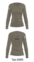 CMed 90938838 Women's Long Sleeve V-neck Shirt - 73
