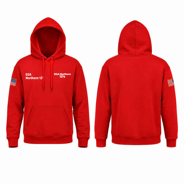 Hoodie, EGA Northern 12's, Marines, Teamtime, Team time, sublimation, custom sports apparel, team uniforms, spirit wear, spiritwear, sports uniforms, custom shirts, team store, custom team store, fundraiser sports, apparel fundraiser