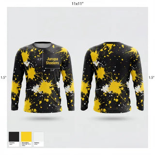 Long Sleeve Performance Shirt, Jurupa Steelers, , Teamtime, Team time, sublimation, custom sports apparel, team uniforms, spirit wear, spiritwear, sports uniforms, custom shirts, team store, custom team store, fundraiser sports, apparel fundraiser