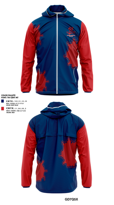 Modesto Christian Crusaders Softball 50486808 Windbreaker - 1