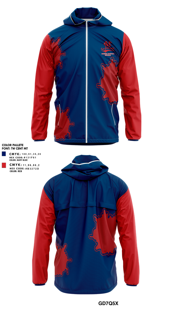 Windbreaker, Modesto Christian Crusaders Softball, Softball, Teamtime, Team time, sublimation, custom sports apparel, team uniforms, spirit wear, spiritwear, sports uniforms, custom shirts, team store, custom team store, fundraiser sports, apparel fundraiser