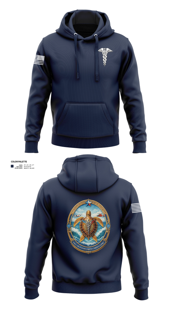 Hoodie, Air Station Corpus Christi Clinic, Coast Guard, Teamtime, Team time, sublimation, custom sports apparel, team uniforms, spirit wear, spiritwear, sports uniforms, custom shirts, team store, custom team store, fundraiser sports, apparel fundraiser