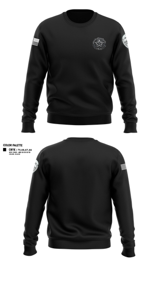 Crew Neck Sweatshirt, Lonestar Security and Investigations, LLC, Police, Teamtime, Team time, sublimation, custom sports apparel, team uniforms, spirit wear, spiritwear, sports uniforms, custom shirts, team store, custom team store, fundraiser sports, apparel fundraiser