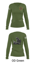 7455th MORU 95873552 Women's Long Sleeve V-neck Shirt - 57