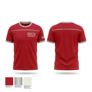 Old School Cotton Feel Shirt, Hickory Tree Volunteer Fire Department, Fire Department, Teamtime, Team time, sublimation, custom sports apparel, team uniforms, spirit wear, spiritwear, sports uniforms, custom shirts, team store, custom team store, fundraiser sports, apparel fundraiser