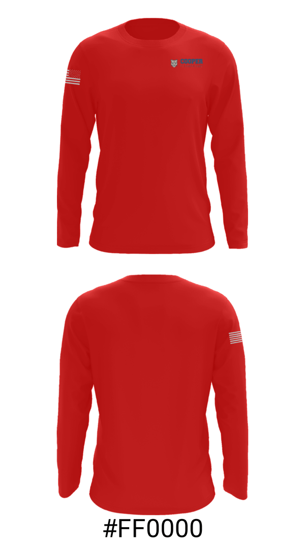 Long Sleeve Performance Shirt, Pat Cooper Elementary School, Spirit Store, Teamtime, Team time, sublimation, custom sports apparel, team uniforms, spirit wear, spiritwear, sports uniforms, custom shirts, team store, custom team store, fundraiser sports, apparel fundraiser