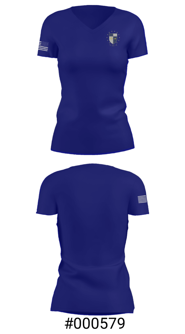 Women's Short Sleeve Vneck Shirt, St. Mary Academy, Spirit Store, Teamtime, Team time, sublimation, custom sports apparel, team uniforms, spirit wear, spiritwear, sports uniforms, custom shirts, team store, custom team store, fundraiser sports, apparel fundraiser