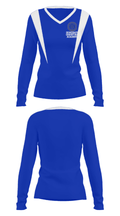 Suncoast Christian Academy 8430010 Women's Long Sleeve V-neck Shirt - 29