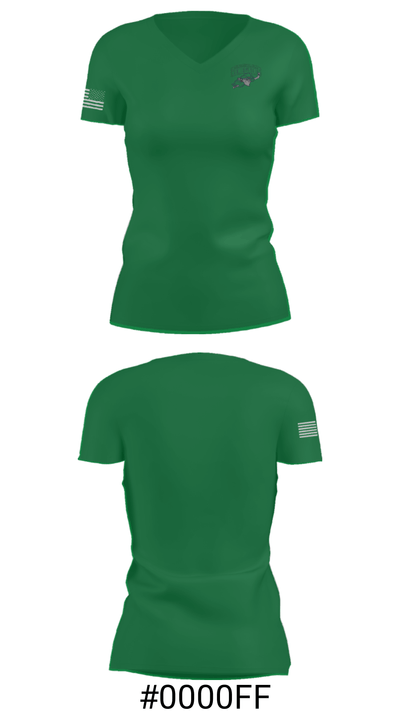 Kensington Valley Hockey Association 34396052 Women's Short Sleeve V-neck Shirt - 21