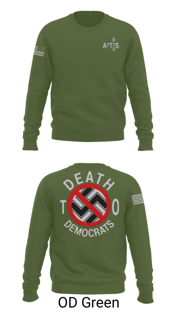 Crew Neck Sweatshirt, D.2.D, Police, Teamtime, Team time, sublimation, custom sports apparel, team uniforms, spirit wear, spiritwear, sports uniforms, custom shirts, team store, custom team store, fundraiser sports, apparel fundraiser