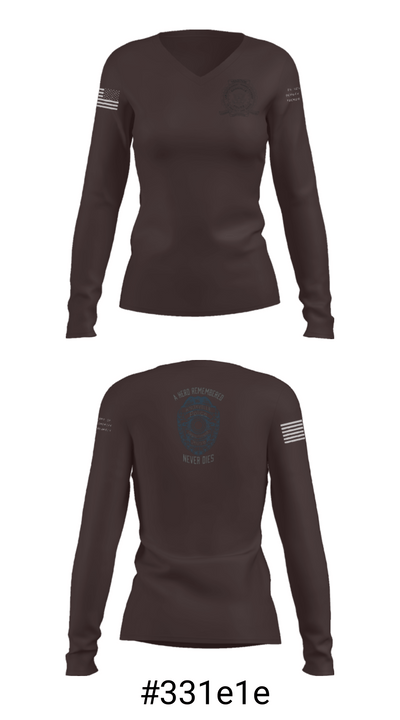 2023-B BRC 27271641 Women's Long Sleeve V-neck Shirt - 7