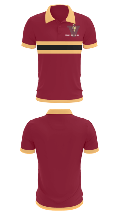 Vidalia High School 92003304 Short Sleeve Performance Polo - 34