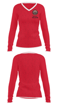 The A.Z. Bag Eaters 25421472 Women's Long Sleeve V-neck Shirt - 32