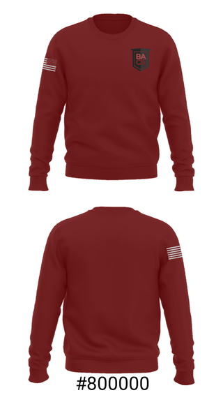 Crew Neck Sweatshirt, Bronzeville Academy Charter School, Spirit Store, Teamtime, Team time, sublimation, custom sports apparel, team uniforms, spirit wear, spiritwear, sports uniforms, custom shirts, team store, custom team store, fundraiser sports, apparel fundraiser