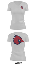 Thomas Worthington High School Basketball 13768606 Women's Short Sleeve V-neck Shirt - 7