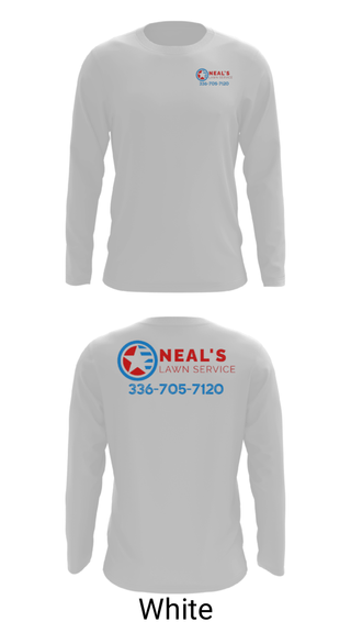 Long Sleeve Performance Shirt, Neal's Lawn Service, , Teamtime, Team time, sublimation, custom sports apparel, team uniforms, spirit wear, spiritwear, sports uniforms, custom shirts, team store, custom team store, fundraiser sports, apparel fundraiser