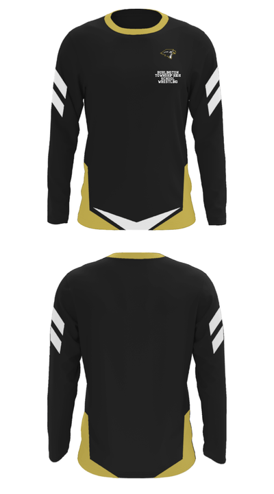 Burlington Township High School Wrestling 96364477 Long Sleeve Performance Shirt - 35